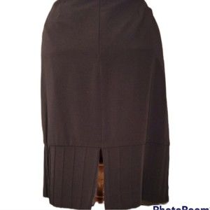 DLG Black Petite Skirt Spring comfort stretch sz 12 p